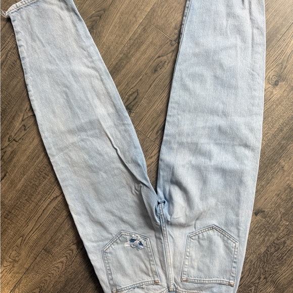 Frame Denim Light Blue Ripped Jeans - Picture 3 of 5